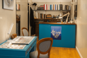 photo de l'atelier de création de bijoux de arnaud debals à aix en provence