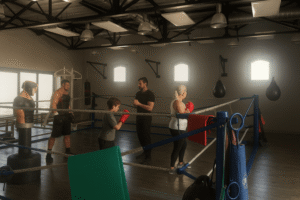 ring du boxing club sextius à aix